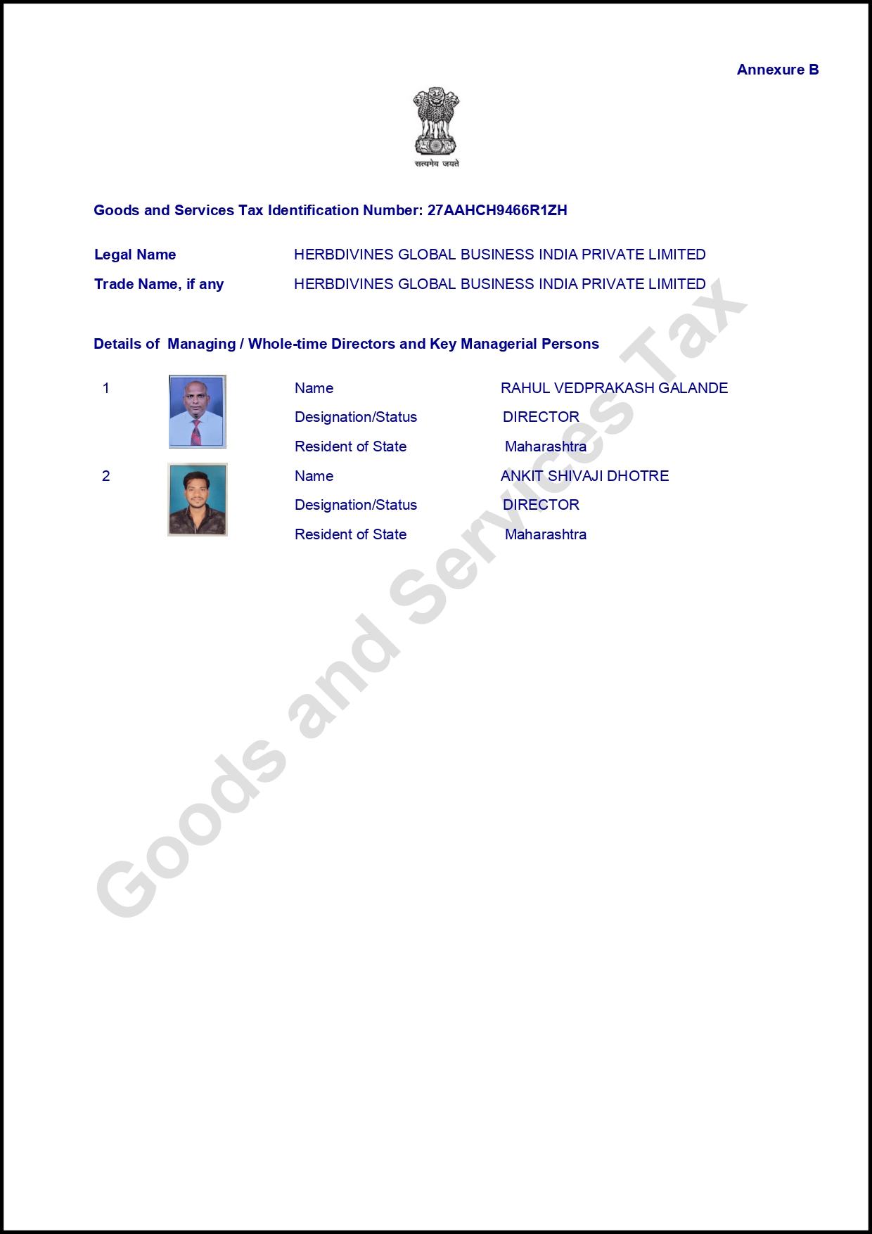 TAN Document